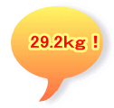 29.2ｋｇ！